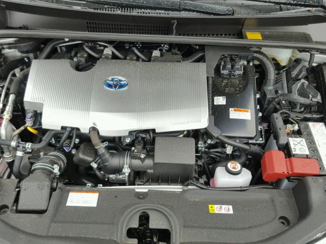 JTDKARFU6H3543139 - 2017 TOYOTA PRIUS SILVER photo 7