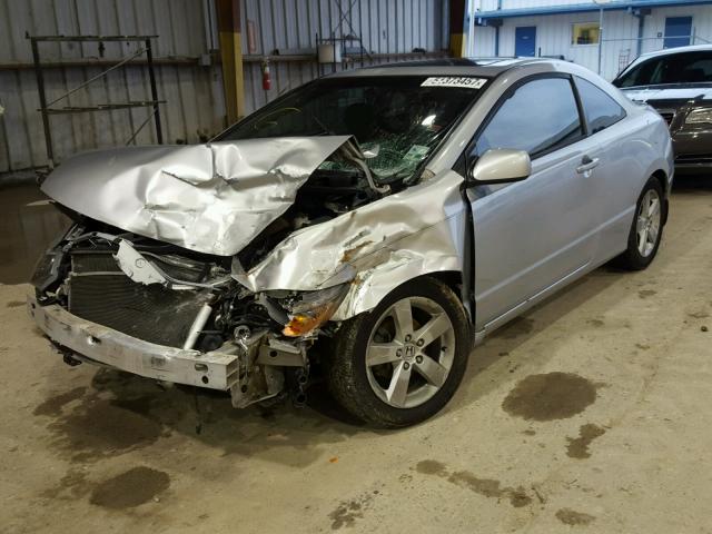 2HGFG128X6H583794 - 2006 HONDA CIVIC EX SILVER photo 2