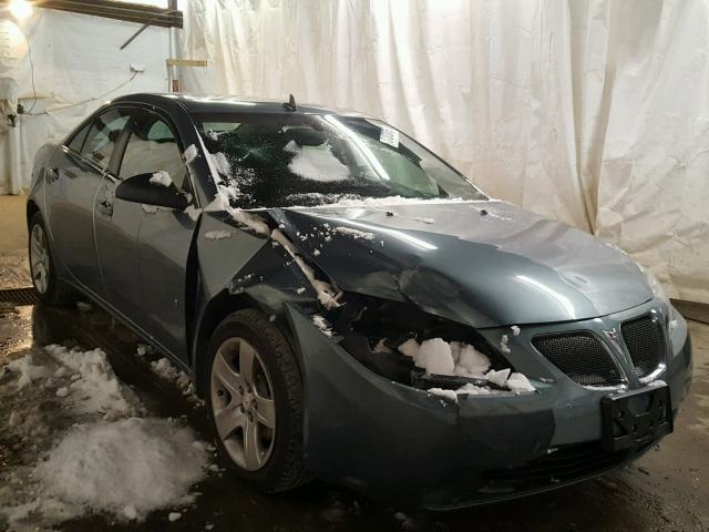 1G2ZG57B394140934 - 2009 PONTIAC G6 TEAL photo 1