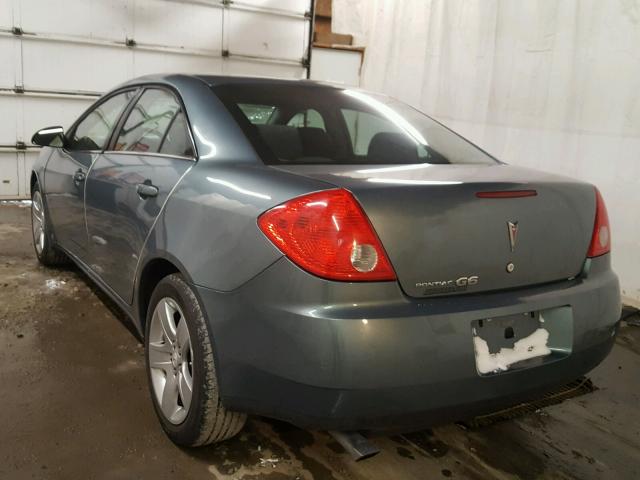 1G2ZG57B394140934 - 2009 PONTIAC G6 TEAL photo 3