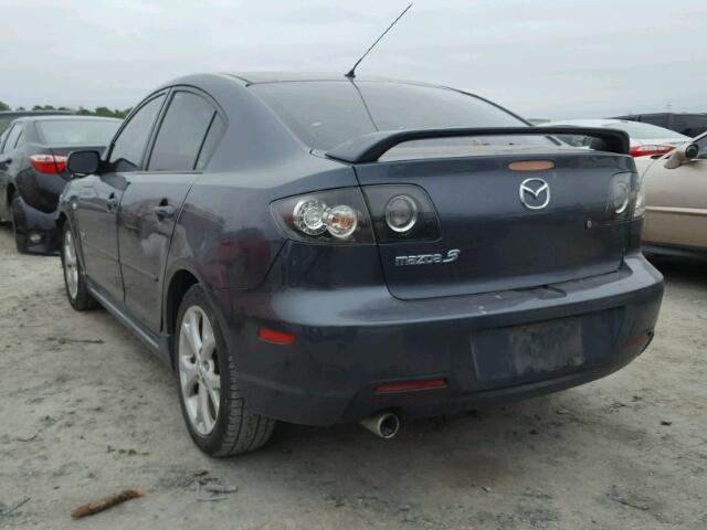 JM1BK323781134800 - 2008 MAZDA 3 S GRAY photo 3