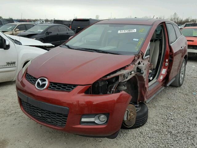 JM3ER293090218111 - 2009 MAZDA CX-7 BURGUNDY photo 2