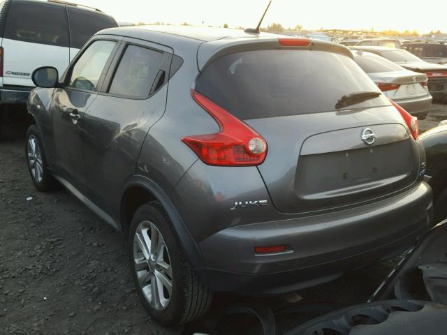 JN8AF5MR4DT205810 - 2013 NISSAN JUKE S GRAY photo 3