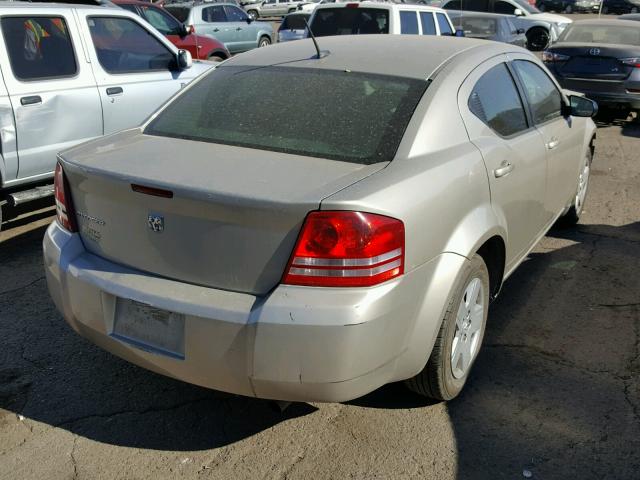 1B3LC46K88N279122 - 2008 DODGE AVENGER SE SILVER photo 4