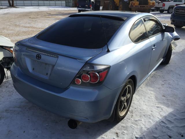 JTKDE167480257227 - 2008 SCION TC BLUE photo 4