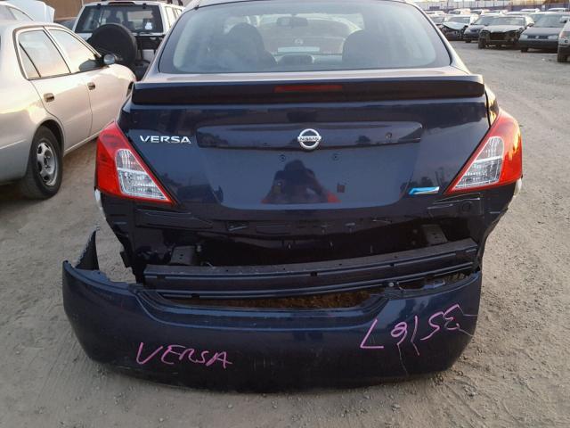 3N1CN7AP6DL892382 - 2013 NISSAN VERSA S BLUE photo 9