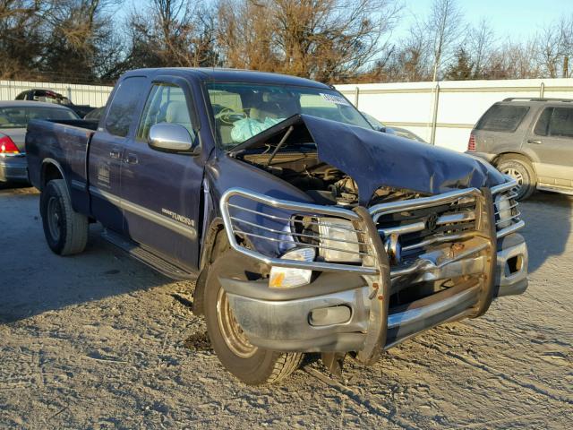 5TBRT34191S150246 - 2001 TOYOTA TUNDRA ACC BLUE photo 1