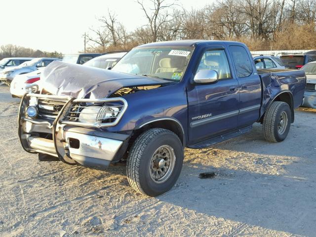 5TBRT34191S150246 - 2001 TOYOTA TUNDRA ACC BLUE photo 2