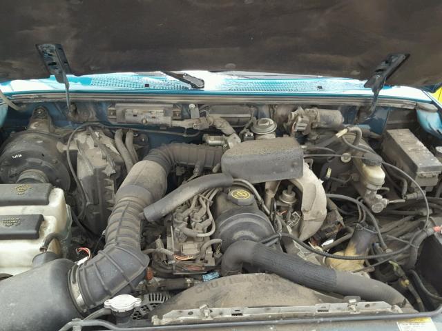 1FTCR14A6VPA19873 - 1997 FORD RANGER SUP GREEN photo 7