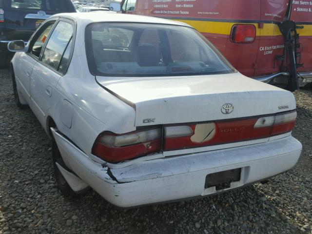 1NXBB02E1VZ506489 - 1997 TOYOTA COROLLA DX WHITE photo 3