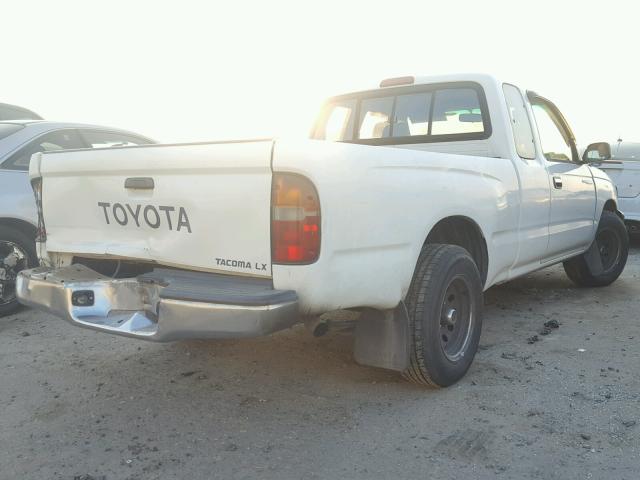 4TAVL52N4VZ276831 - 1997 TOYOTA TACOMA XTR WHITE photo 4