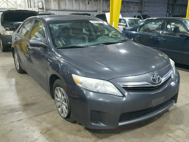 4T1BB3EKXAU124846 - 2010 TOYOTA CAMRY HYBR BLUE photo 1