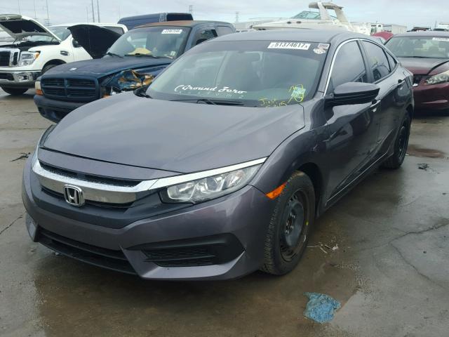 19XFC2F5XGE094146 - 2016 HONDA CIVIC LX GRAY photo 2