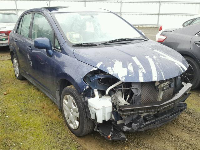 3N1BC1AP4BL458411 - 2011 NISSAN VERSA S BLUE photo 1