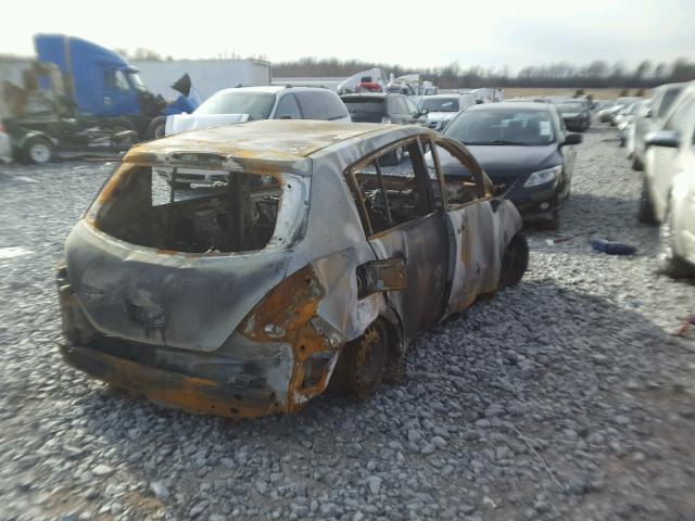 3N1BC13E98L363508 - 2008 NISSAN VERSA S BURN photo 4