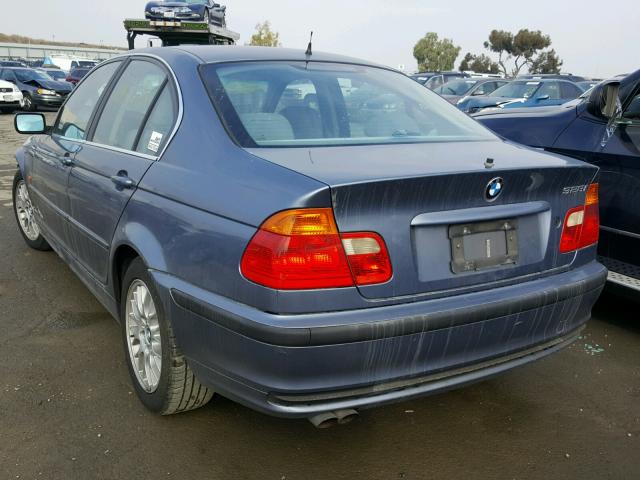 WBAAM5338XFR00127 - 1999 BMW 328I AUTOM BLUE photo 3