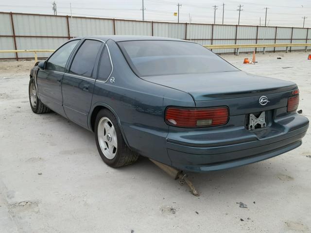 1G1BL52P5TR127326 - 1996 CHEVROLET IMPALA GREEN photo 3