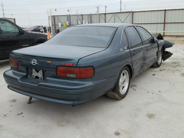 1G1BL52P5TR127326 - 1996 CHEVROLET IMPALA GREEN photo 4