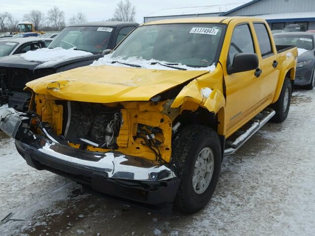 1GTDT136658192502 - 2005 GMC CANYON YELLOW photo 2