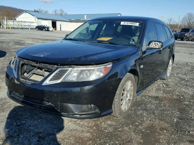 YS3FB59Y881153461 - 2008 SAAB 9-3 2.0T BLACK photo 2