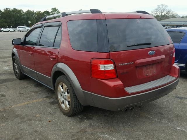 1FMZK02195GA42958 - 2005 FORD FREESTYLE RED photo 3