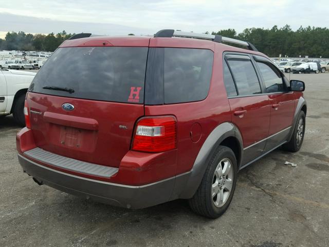 1FMZK02195GA42958 - 2005 FORD FREESTYLE RED photo 4