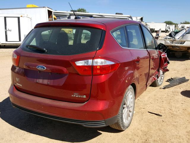 1FADP5BU0GL106327 - 2016 FORD C-MAX SEL RED photo 4