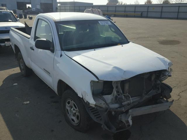 5TENX22N67Z461574 - 2007 TOYOTA TACOMA WHITE photo 1