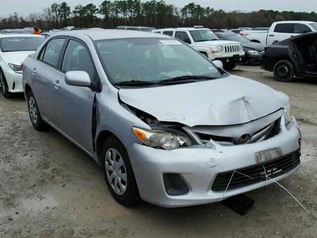 2T1BU4EE3BC634212 - 2011 TOYOTA COROLLA BA SILVER photo 1