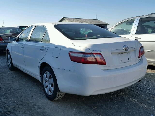 4T1BE46K09U823605 - 2009 TOYOTA CAMRY BASE WHITE photo 3