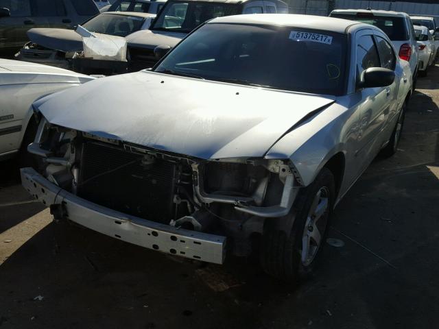 2B3KA43D89H594388 - 2009 DODGE CHARGER SILVER photo 2