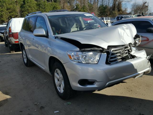 5TDZK3EH9AS017105 - 2010 TOYOTA HIGHLANDER SILVER photo 1