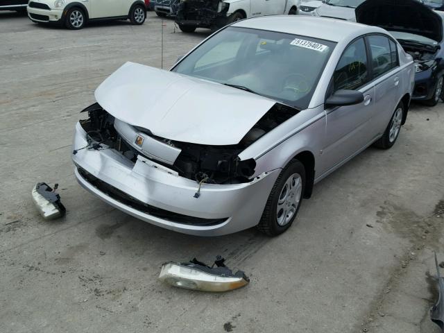 1G8AJ52F84Z139675 - 2004 SATURN ION LEVEL SILVER photo 2