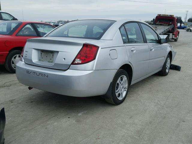 1G8AJ52F84Z139675 - 2004 SATURN ION LEVEL SILVER photo 4