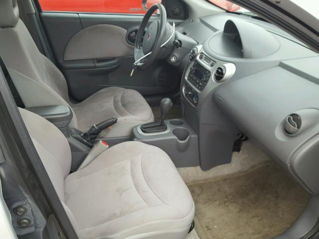 1G8AJ52F84Z139675 - 2004 SATURN ION LEVEL SILVER photo 5