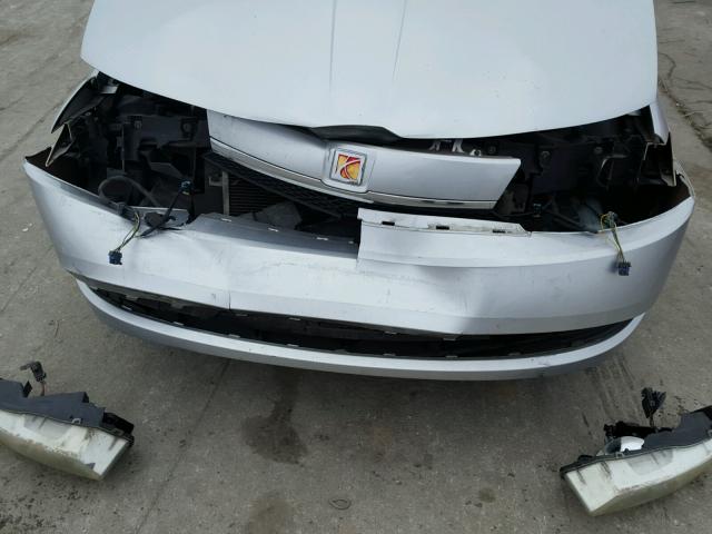 1G8AJ52F84Z139675 - 2004 SATURN ION LEVEL SILVER photo 9