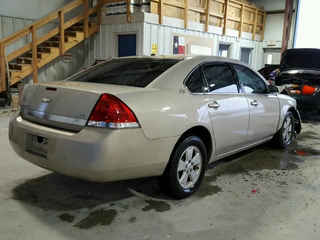 2G1WB55K989106548 - 2008 CHEVROLET IMPALA LS TAN photo 4