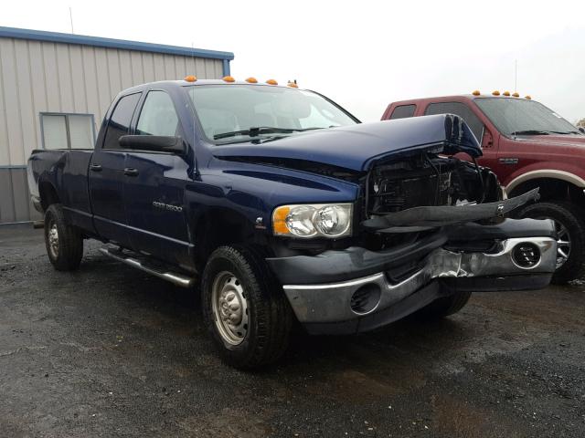3D7KU28CX4G139633 - 2004 DODGE RAM 2500 S ლურჯი ფოტო 1