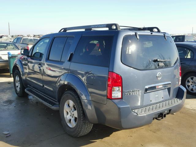 5N1AR18U26C628264 - 2006 NISSAN PATHFINDER BLUE photo 3