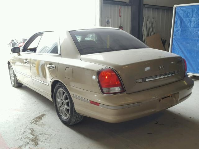 KMHFU45E63A239492 - 2003 HYUNDAI XG 350 GOLD photo 3