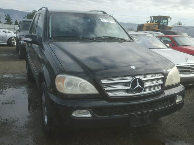 4JGAB57E44A495120 - 2004 MERCEDES-BENZ ML 350 BLACK photo 1