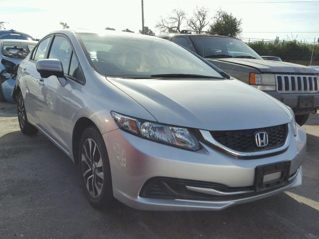 19XFB2F87FE288161 - 2015 HONDA CIVIC EX SILVER photo 1