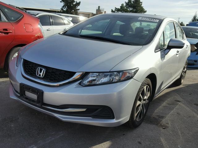 19XFB2F87FE288161 - 2015 HONDA CIVIC EX SILVER photo 2