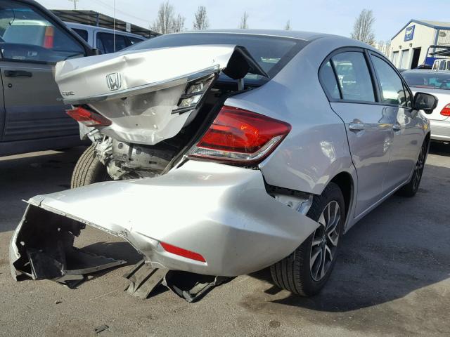 19XFB2F87FE288161 - 2015 HONDA CIVIC EX SILVER photo 4