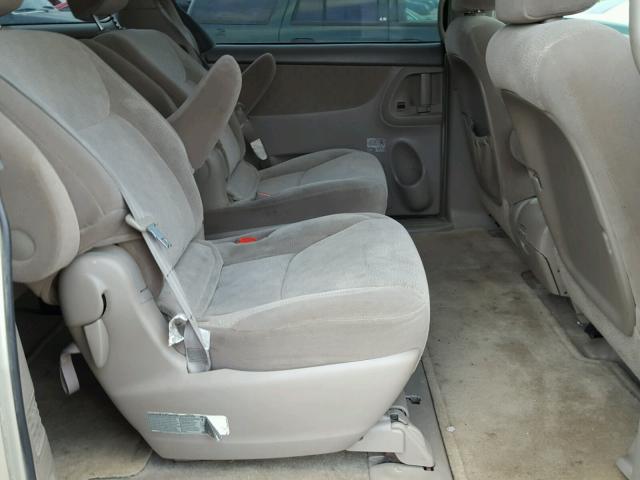 5TDZA22C75S237953 - 2005 TOYOTA SIENNA XLE TAN photo 6