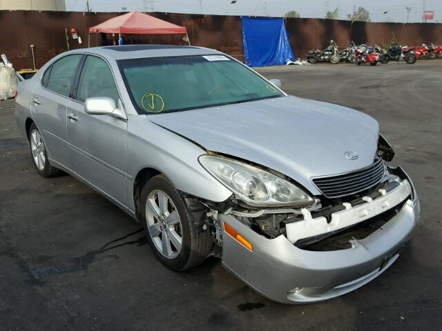 JTHBA30G055114027 - 2005 LEXUS ES 330 SILVER photo 1