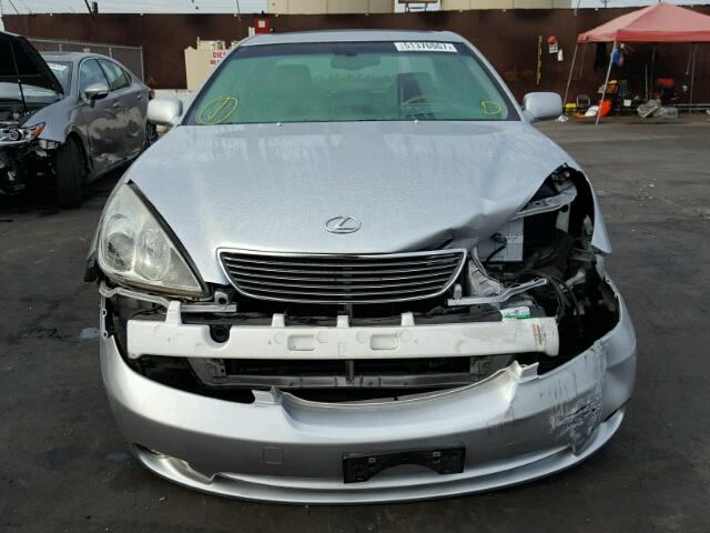 JTHBA30G055114027 - 2005 LEXUS ES 330 SILVER photo 9