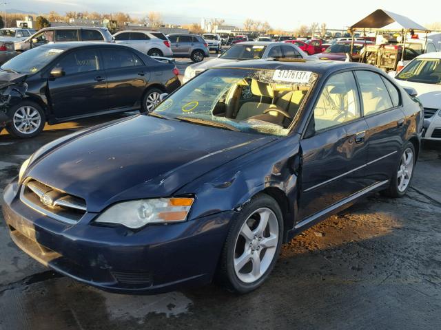 4S3BL616877205380 - 2007 SUBARU LEGACY 2.5 BLUE photo 2