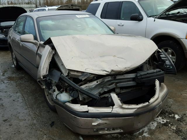 2G1WF55EX29109562 - 2002 CHEVROLET IMPALA TAN photo 1