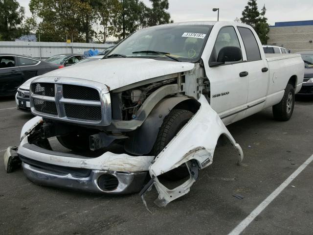 1D7HA18D55J527374 - 2005 DODGE RAM 1500 S WHITE photo 2